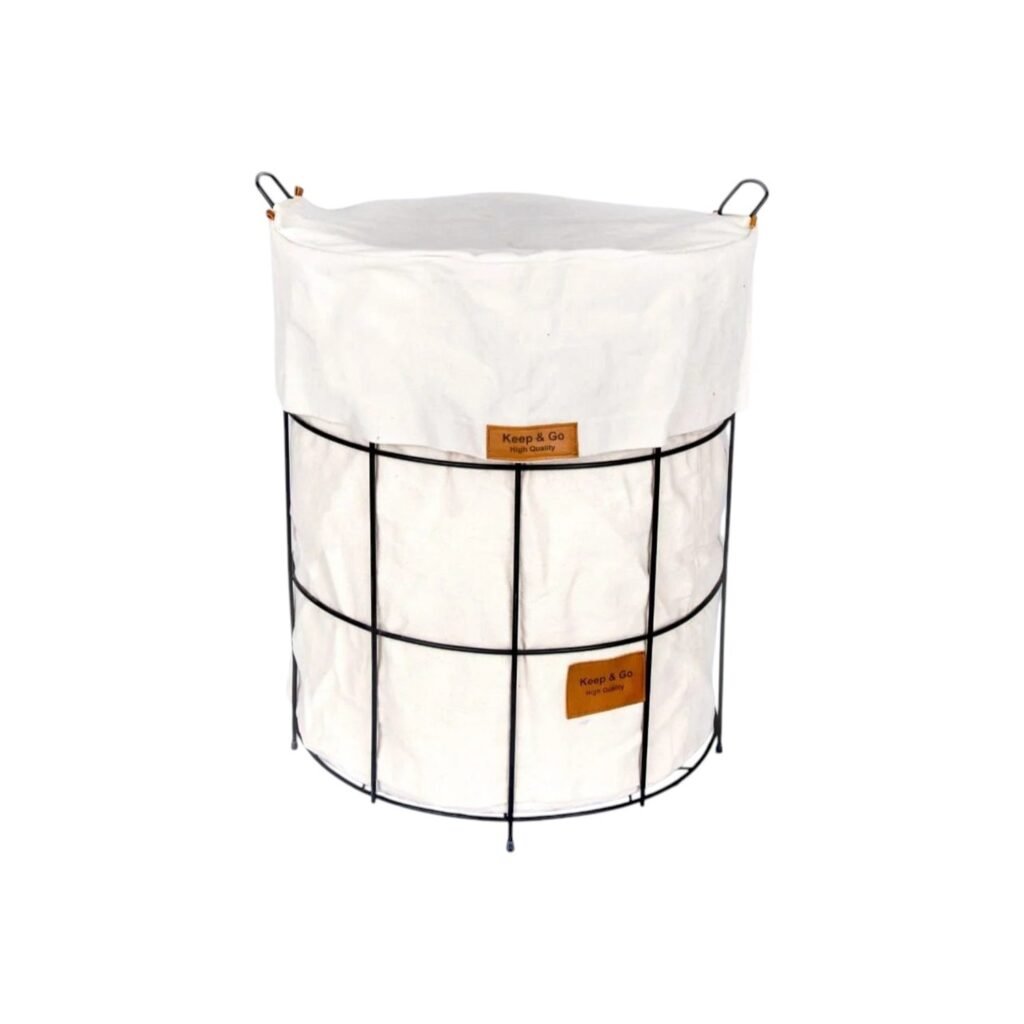 Circular storage basket and organizer