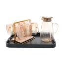9-piece double-glass sherbet set