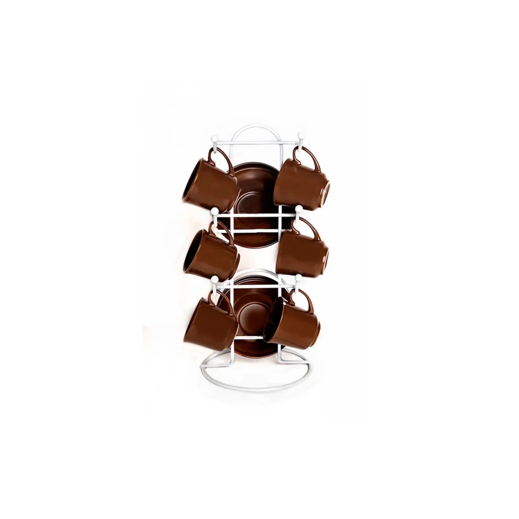 6-piece porcelain mug