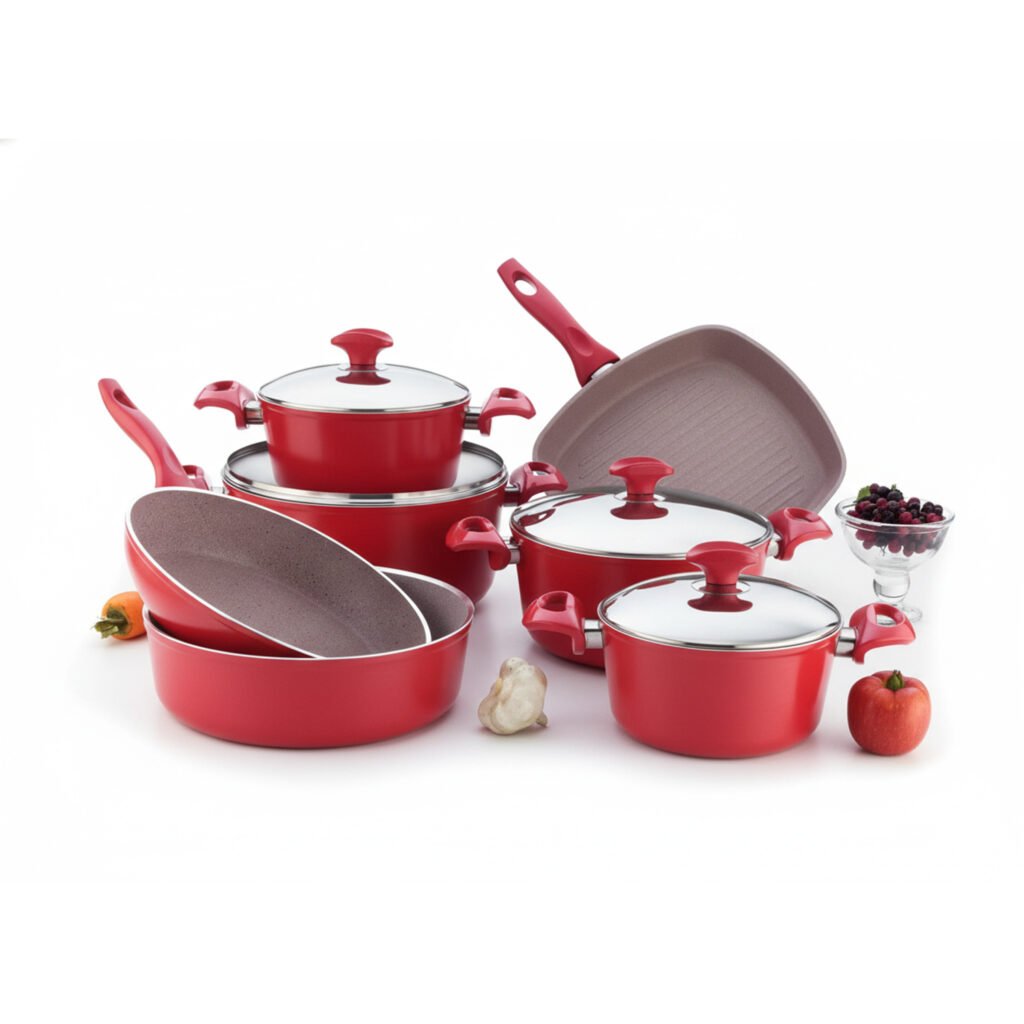 11-Piece Granite Cookware Set cemre