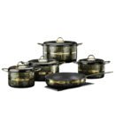 Brioni 9-Piece Granite Cookware Set