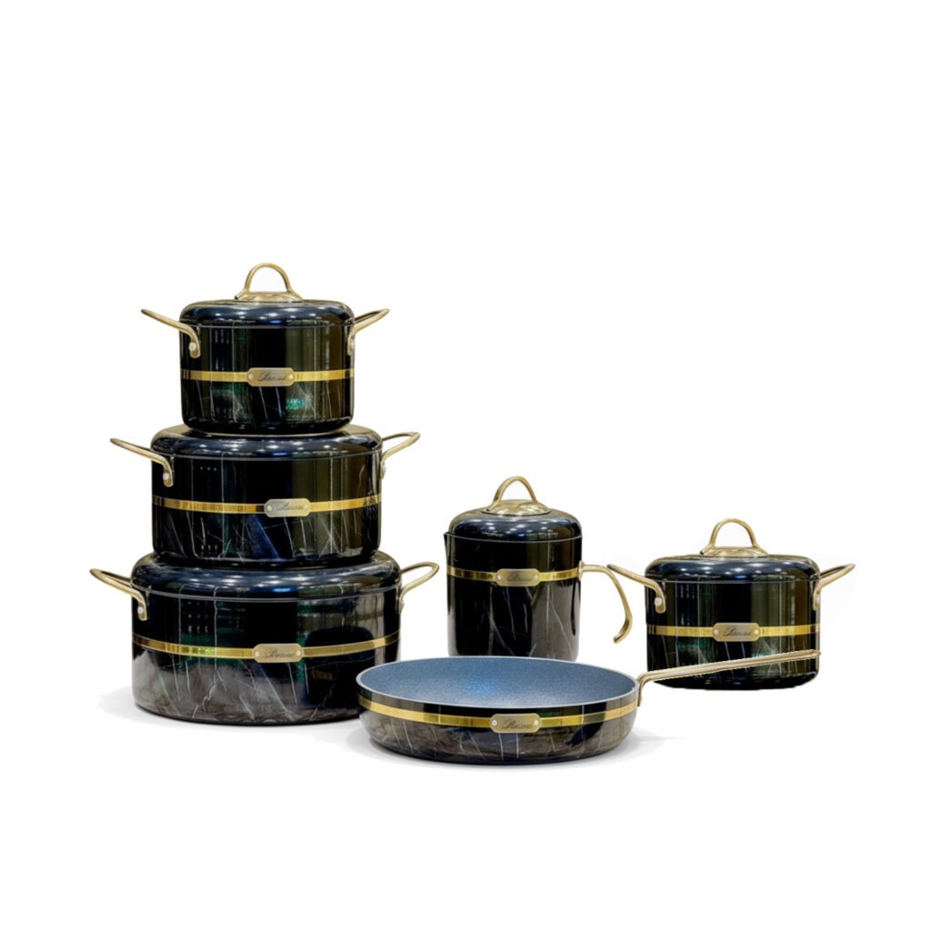 Brioni11-Piece Granite Cookware Set