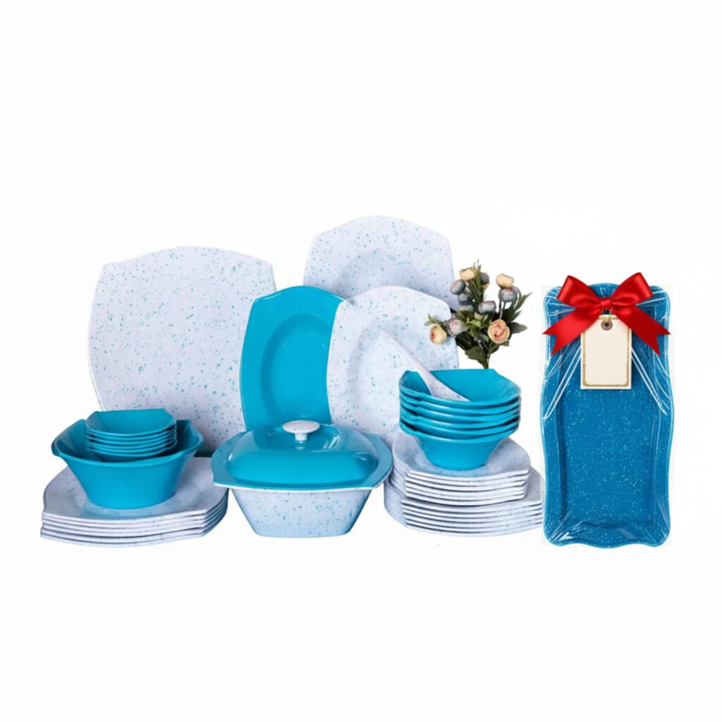 38-Piece Melamine Dinner Set +Melamine try gift
