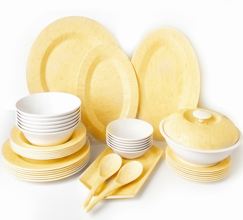 38-Piece Melamine Dinner Set