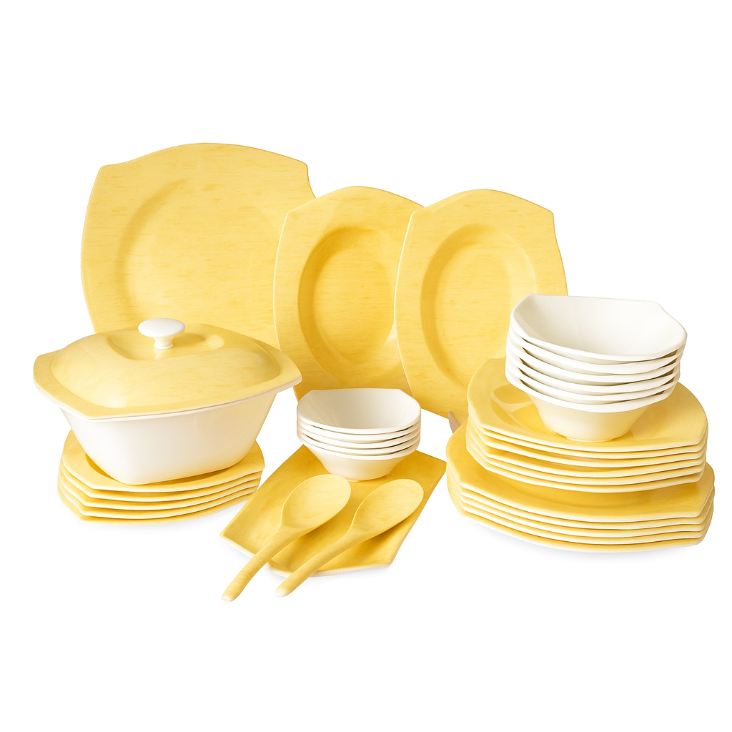 38-Piece Melamine Dinner Set