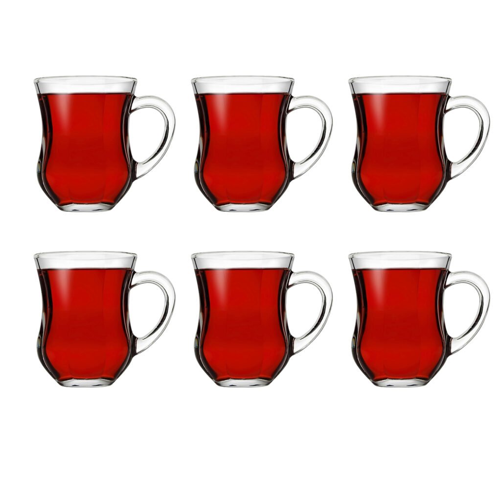 6-Piece Glass Mug Set
