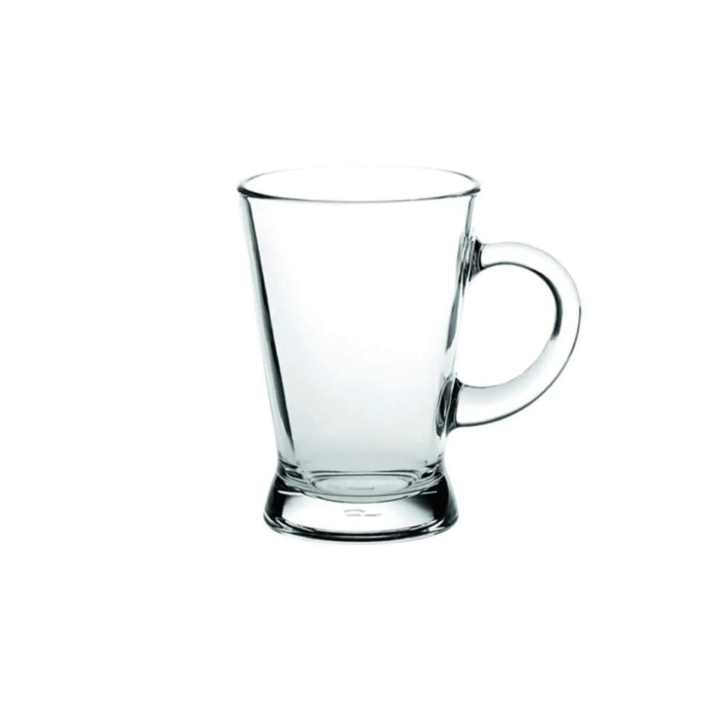 6-piece glass mug set
