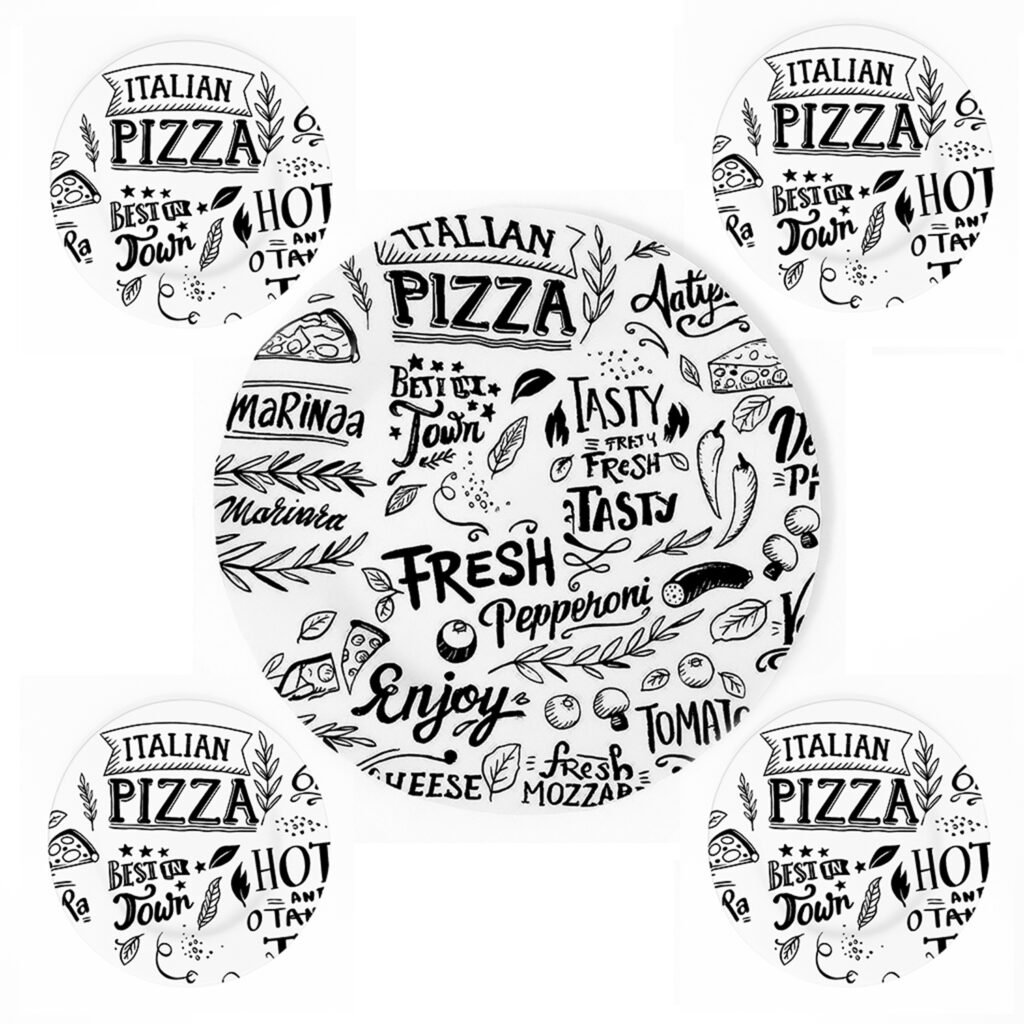 pizza set 5 pieces