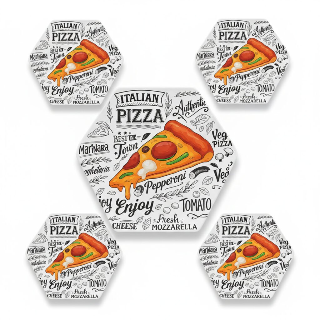 pizza set 5 pieces