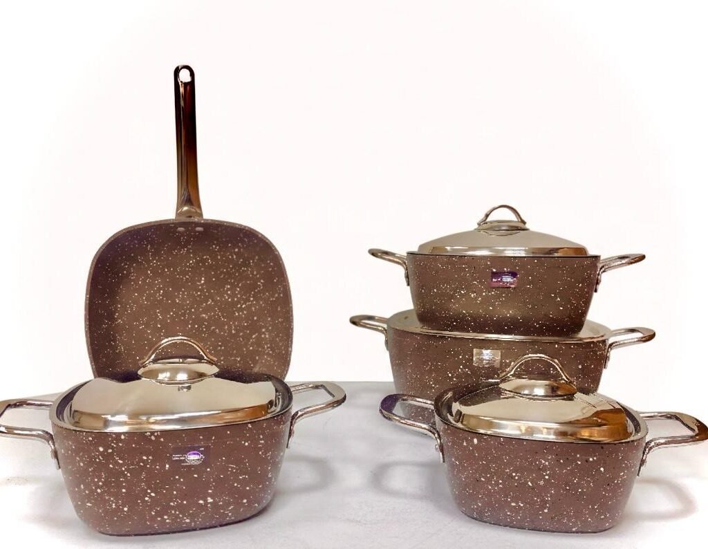 Savlon Granite Cookware Set – 9 Pieces