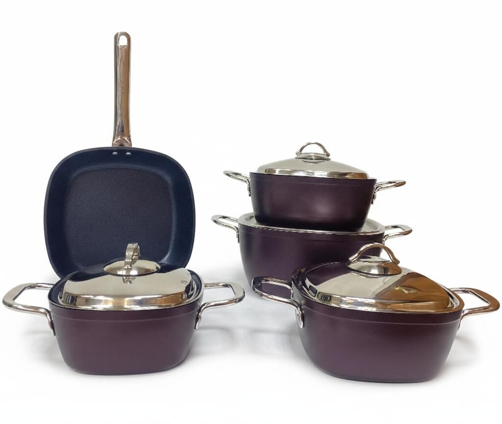 Saflon Tefal Cookware Set – 9 Pieces