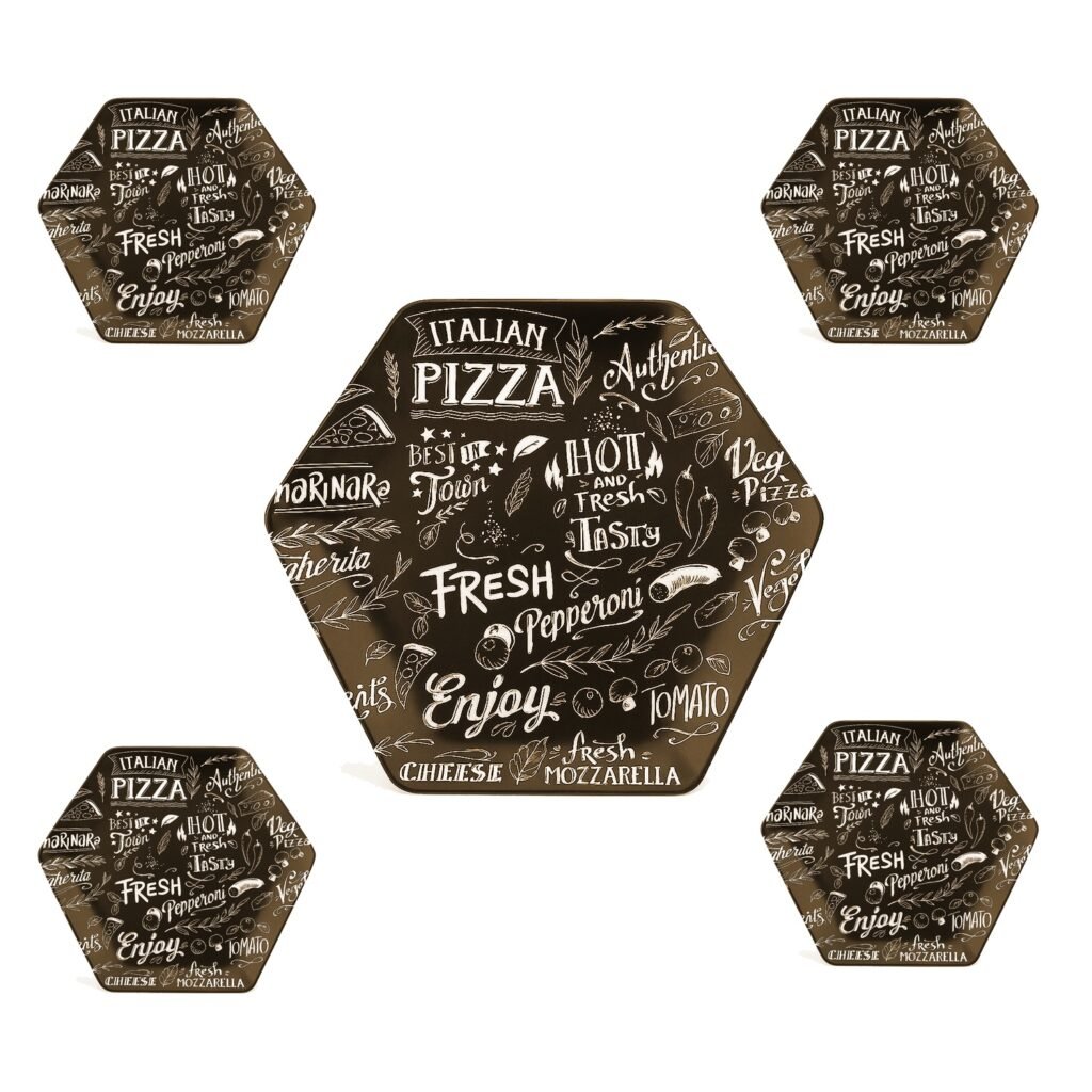 pizza set 5 pieces