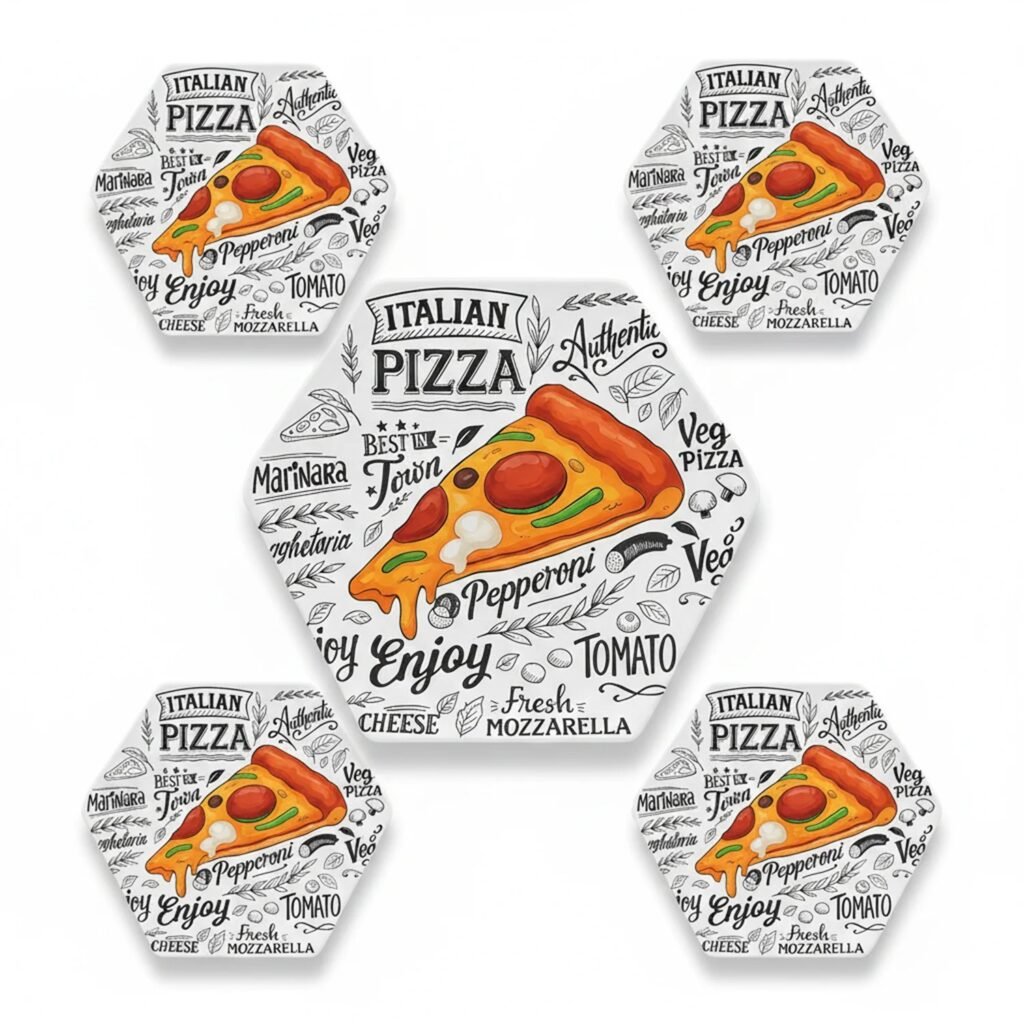pizza set 5 pieces