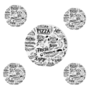 pizza set 5 pieces