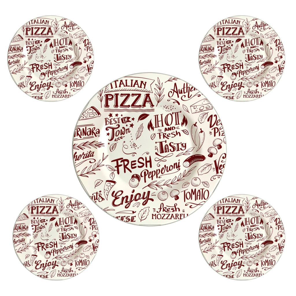 pizza set 5 pieces