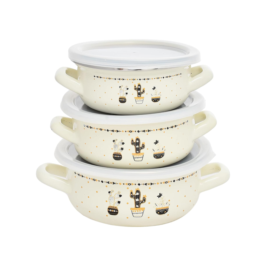 Enamel Casserole Fatoda Set (3680)