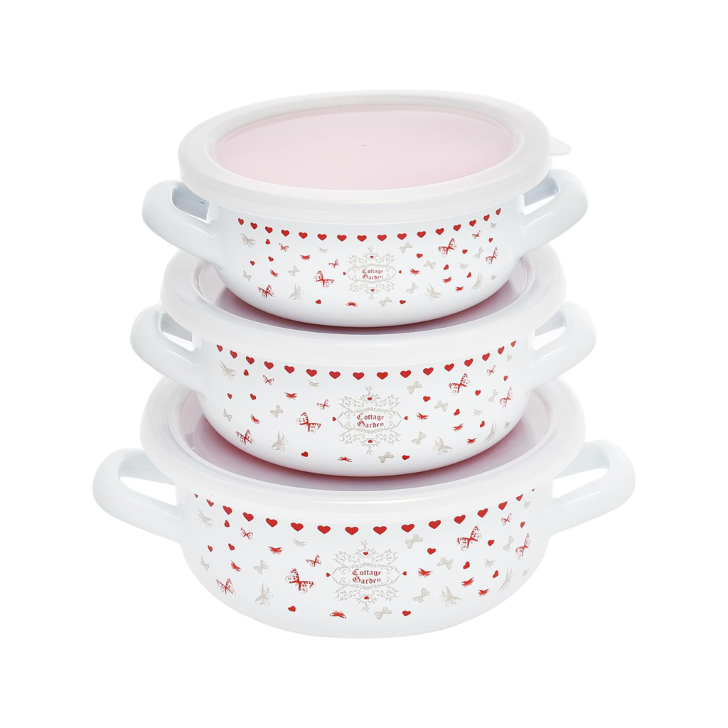 Enamel Casserole Fatoda Set (3927)